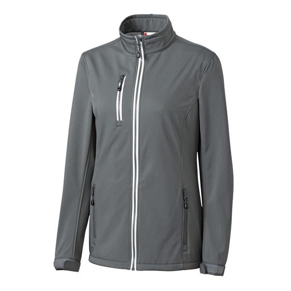 Clique Telemark Eco Stretch Softshell Full Zip Womens Jacket ...