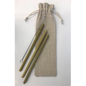 Bamboo Straw Set